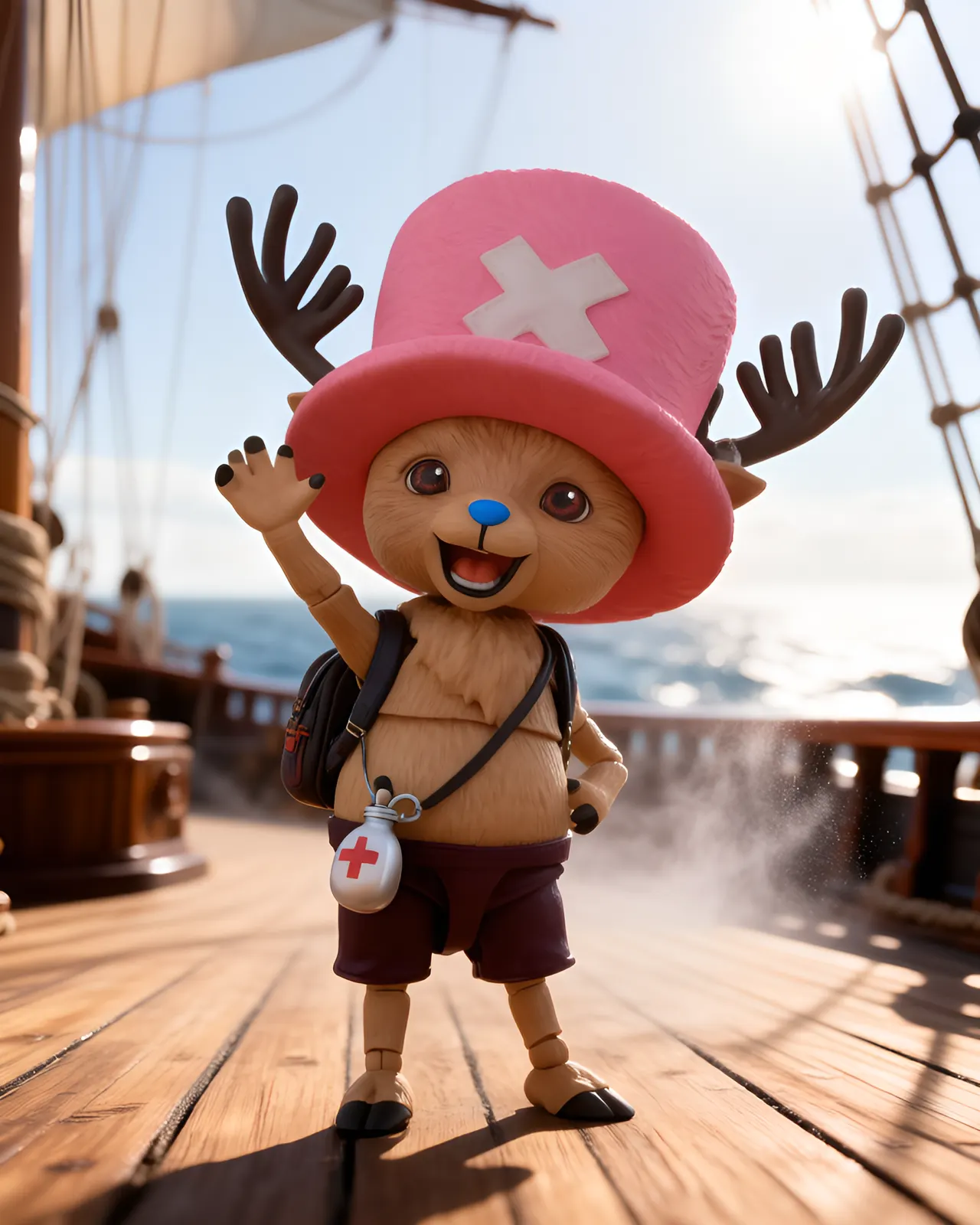 Tamashii Nations S.H.Figuarts One Piece Chopper 3.15-in Figura - Image 9