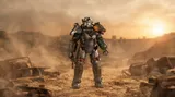 McFarlane Toys Scorched Sierra Power Armor Action Gaming Figure Fallout - Thumbnail 8