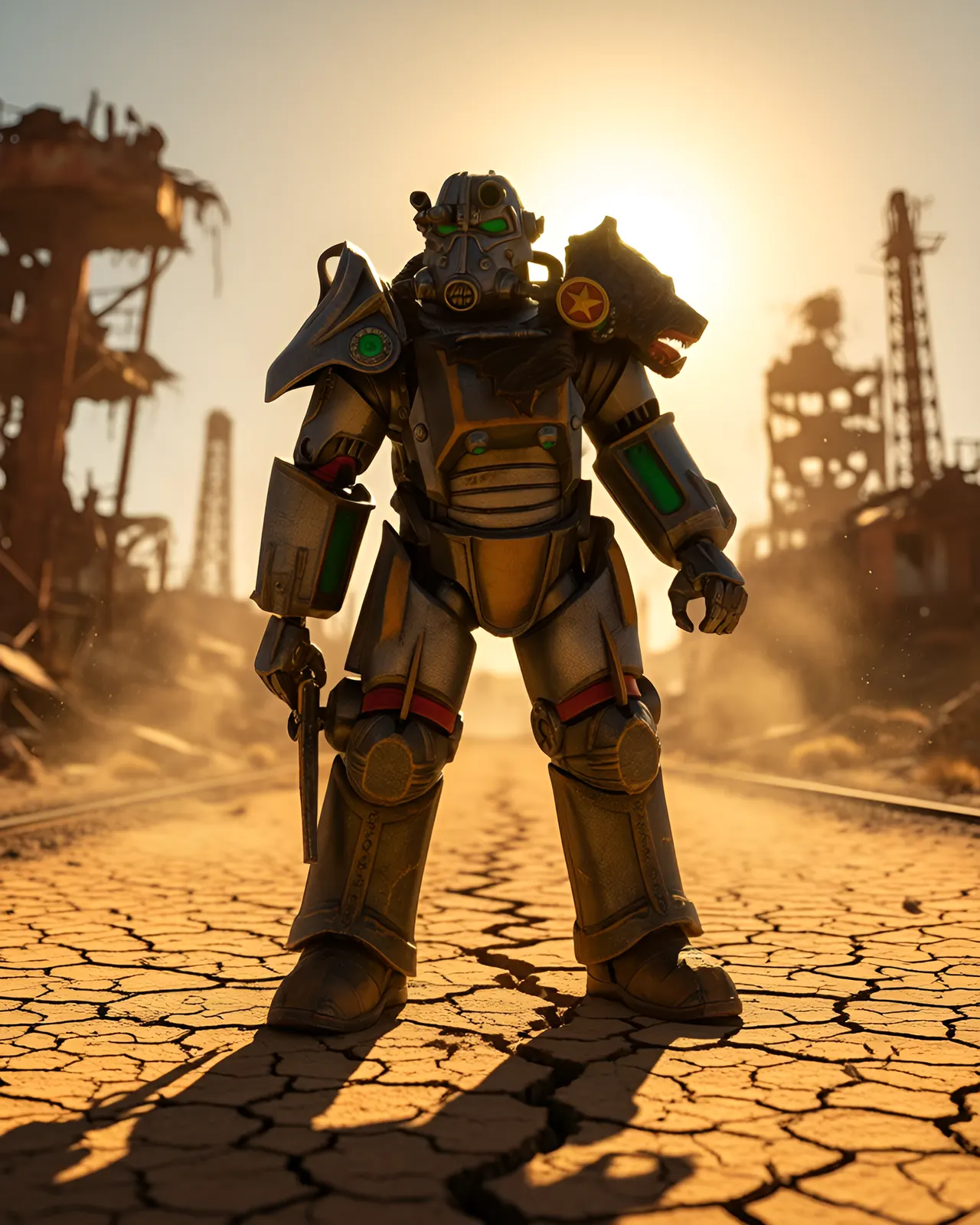 McFarlane Toys Scorched Sierra Power Armor Action Gaming Figure Fallout - Image 7