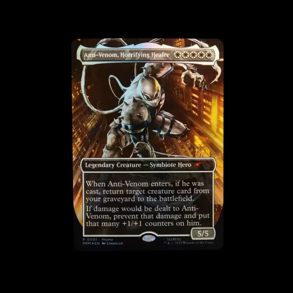 Hasbro Marvel Legends Agent Anti-Venom Figure with Exclusive MTG Card - Image 3