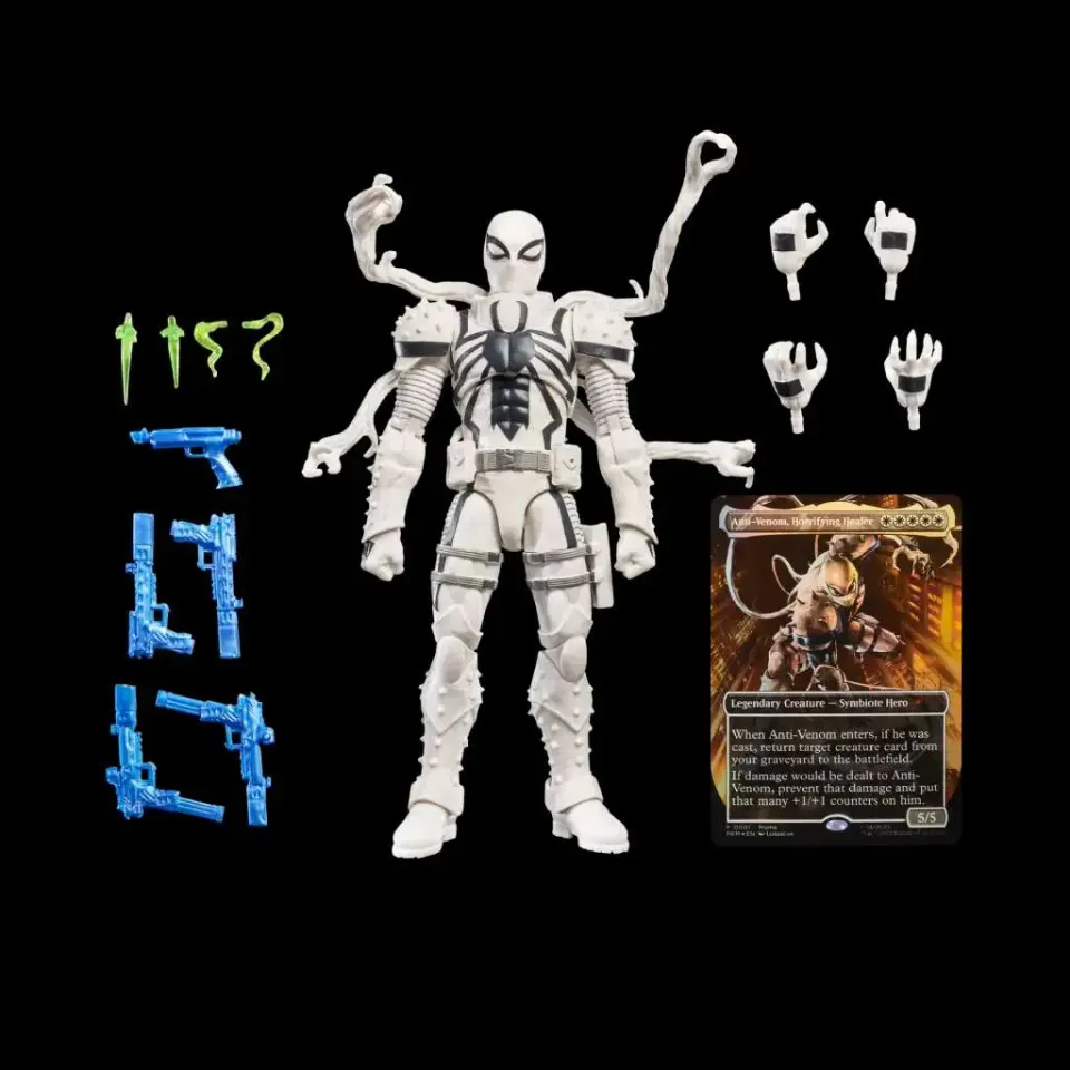 Hasbro Marvel Legends Agent Anti-Venom Figure with Exclusive MTG Card - Image 1