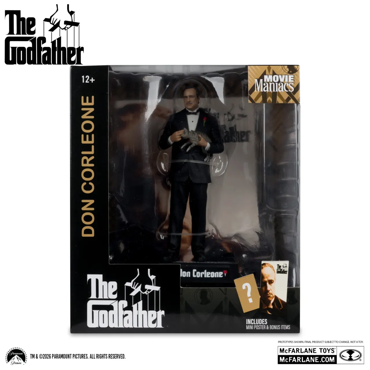 McFarlane Toys Movie Maniacs Don Corleone 17 cm Statue - Image 5