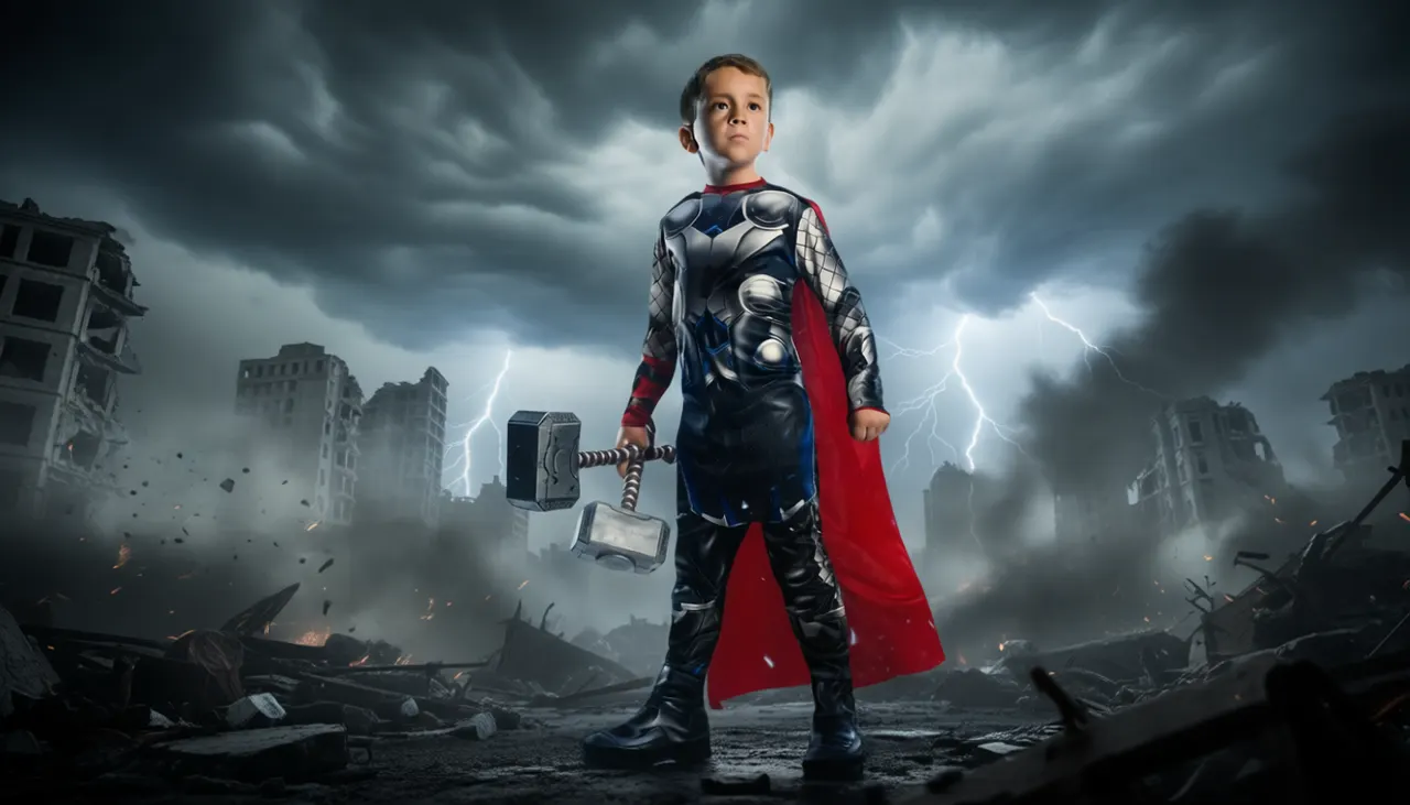 Rubie's Marvel Thor Kids Costume – Avengers Age of Ultron - Image 2