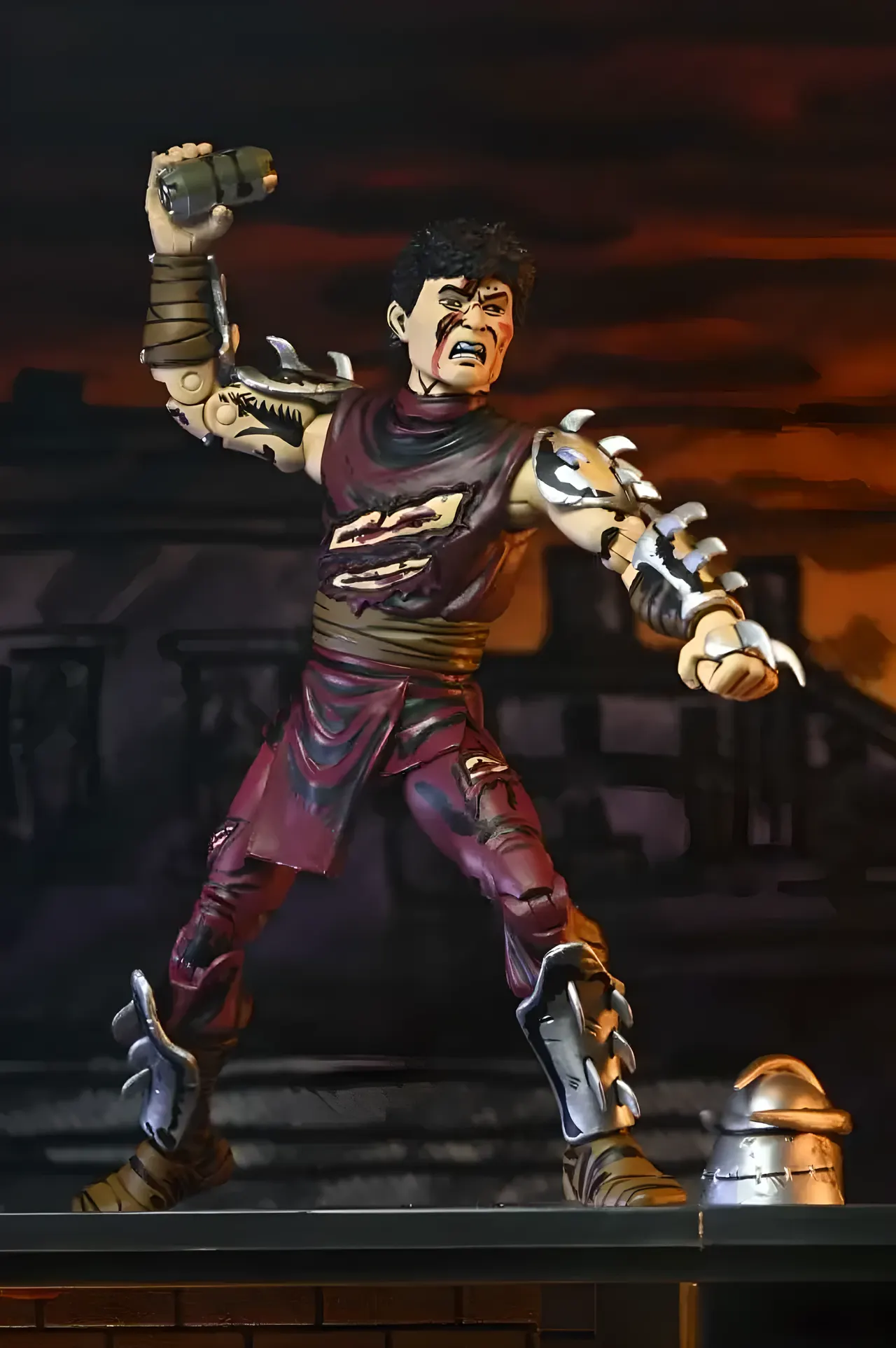 NECA TMNT Battle Damaged Shredder Action Figure – Mirage Comics - Image 7