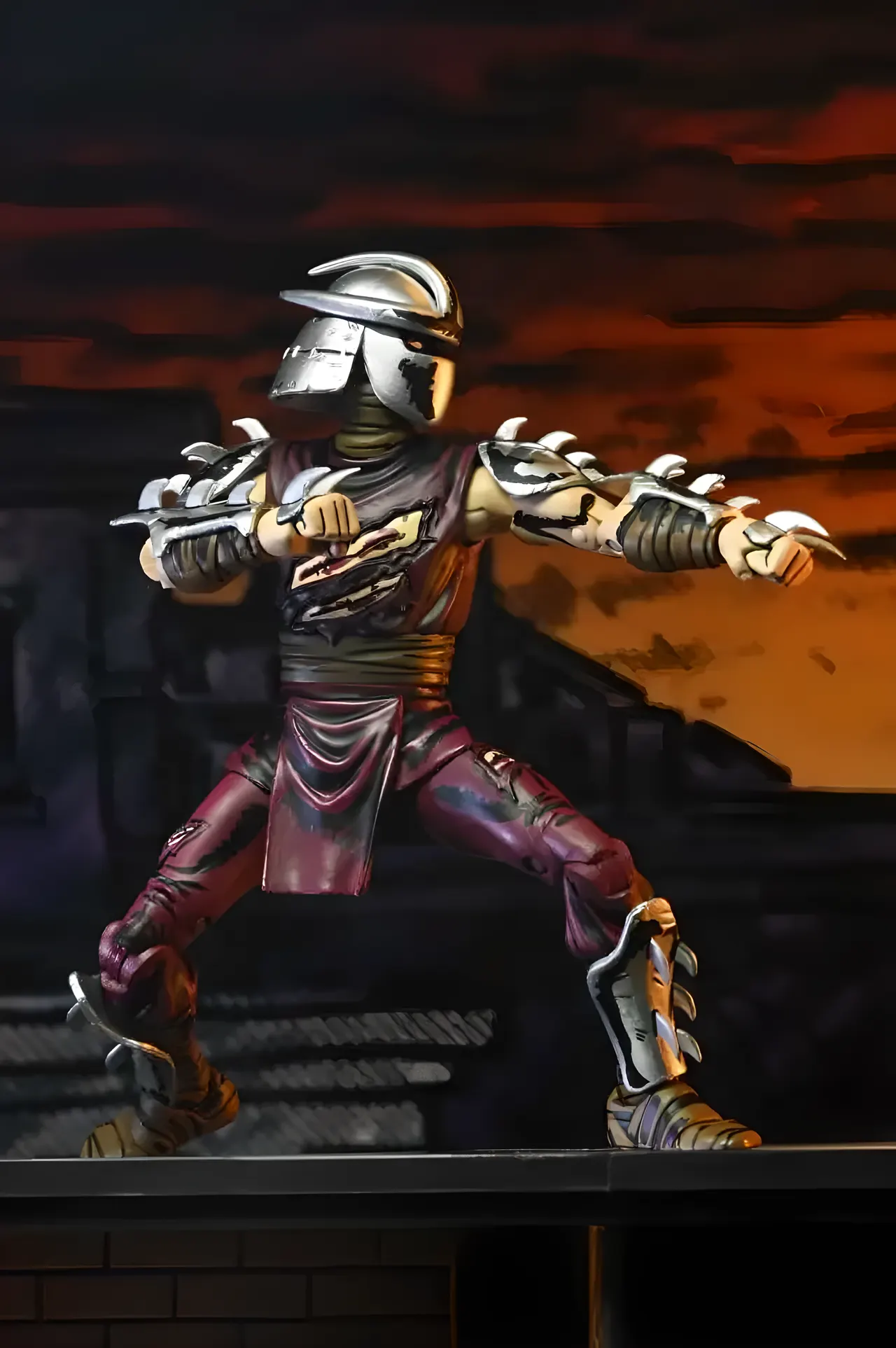 NECA TMNT Battle Damaged Shredder Action Figure – Mirage Comics - Image 6