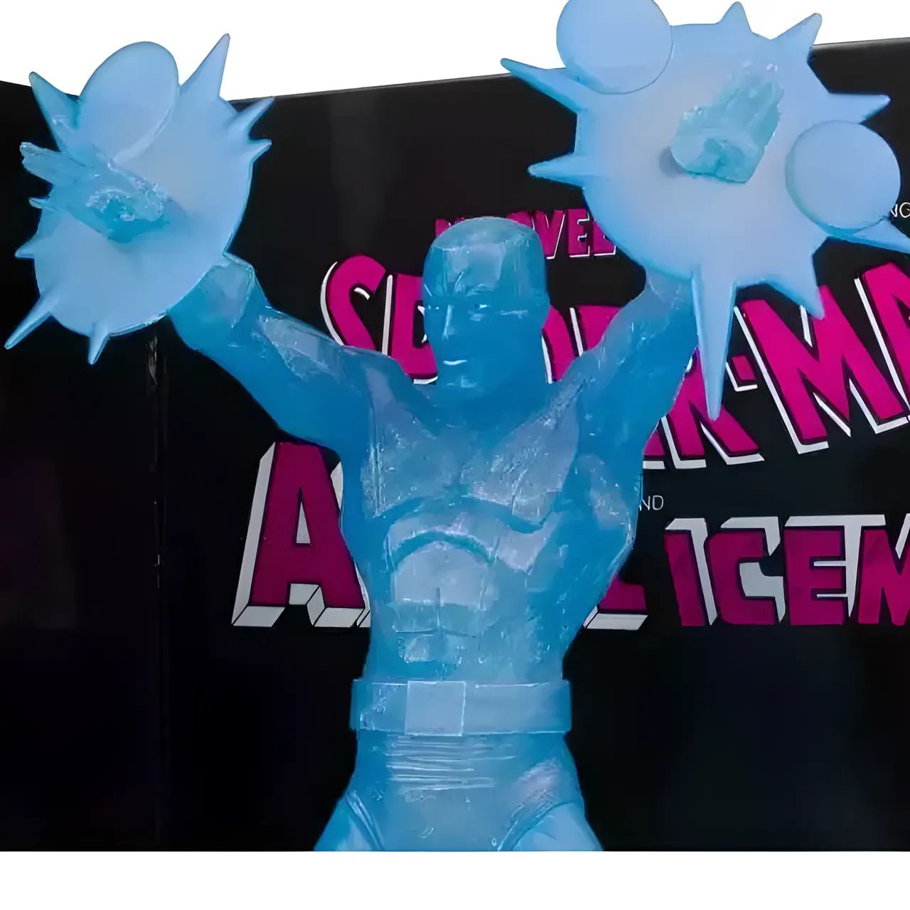 McFarlane Marvel Iceman Red Platinum 1:6 Scale Collectible with Scene - Image 4