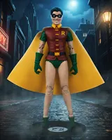 McFarlane Toys DC 7in Robin (Dick Grayson) Action Figure with Comic - Thumbnail 10
