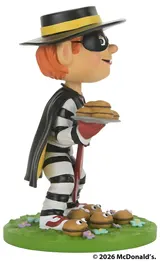 NECA McDonald's Hamburglar Head Knocker Bobblehead – 16 cm - Thumbnail 4