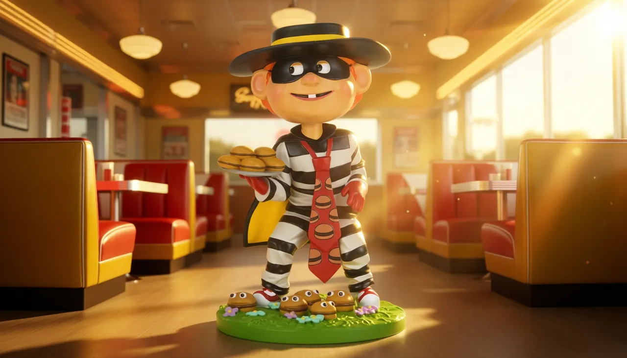 NECA McDonald's Hamburglar Head Knocker Bobblehead – 16 cm - Image 5