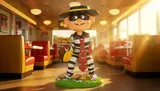 NECA McDonald's Hamburglar Head Knocker Bobblehead – 16 cm - Thumbnail 5