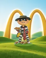 NECA McDonald's Hamburglar Head Knocker Bobblehead – 16 cm - Thumbnail 6