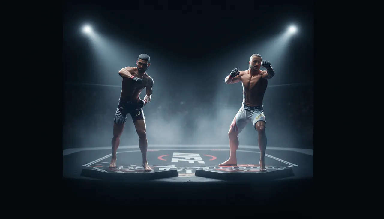 McFarlane Toys UFC 2‑Pack Ilia Topuria vs Justin Gaethje 18 cm - Image 8