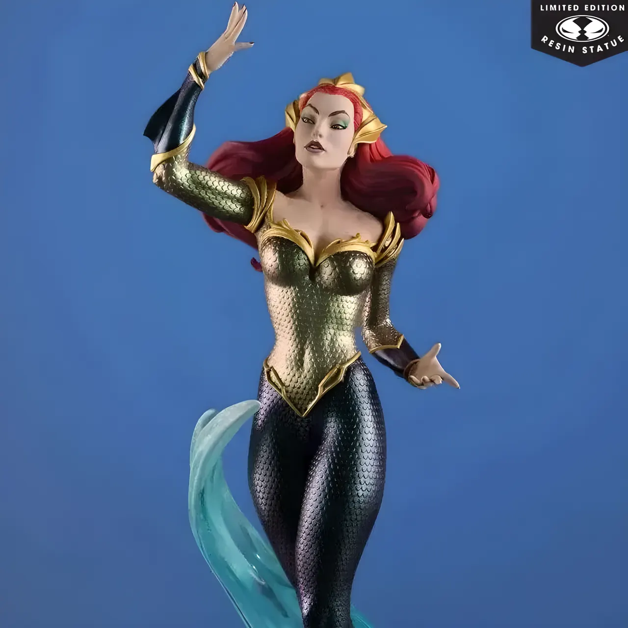 McFarlane Toys DC Cover Girls Mera J. Scott Campbell 1:8 Estatua de Resina - Image 4