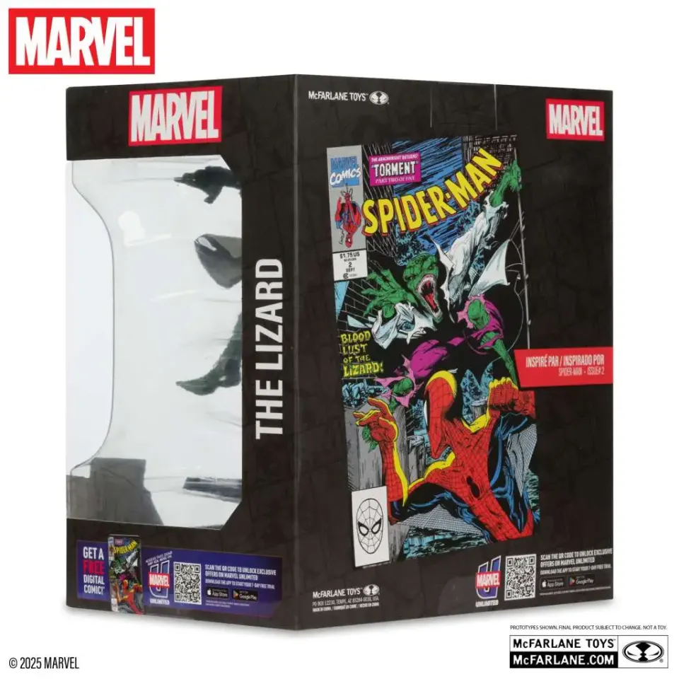 McFarlane Toys The Lizard 1:10 Scale Collectible – Spider-Man #2 - Image 4