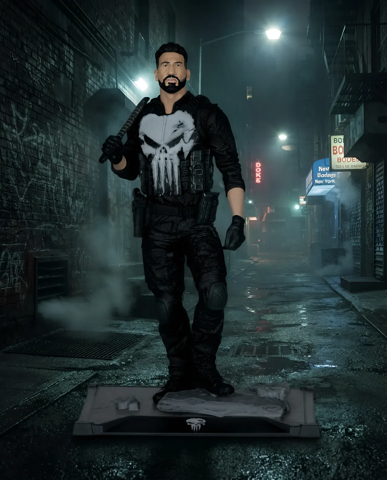 McFarlane Toys Marvel Punisher 1:10 Scale Figure (Model 14938) - Image 9