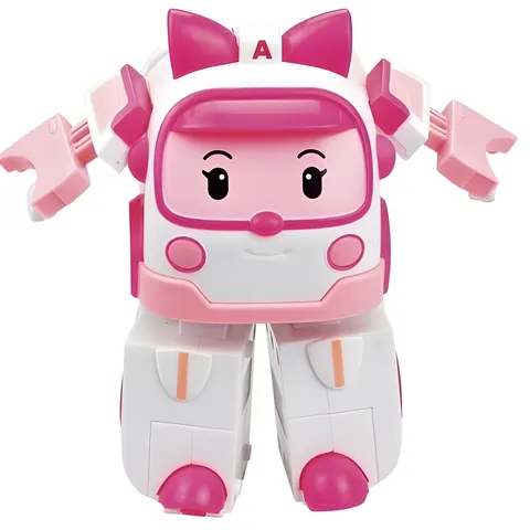 Rocco Giocattoli Robocar Poli Transformable Figures Set