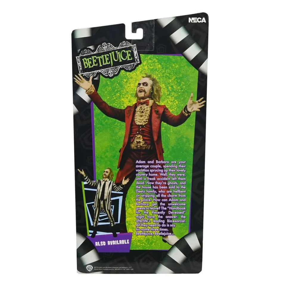 NECA Beetlejuice Costume rouge 18 cm figurine articulée – Échelle 1/4 - Image 5