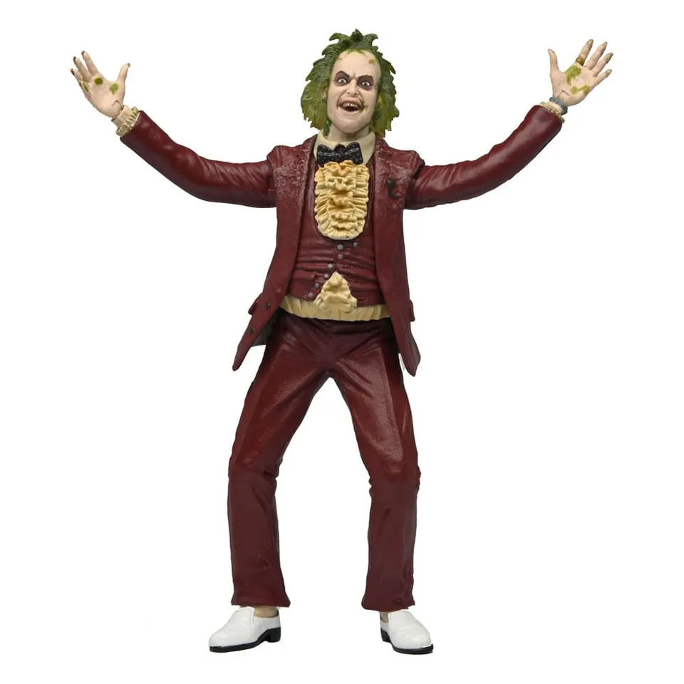 NECA Beetlejuice Costume rouge 18 cm figurine articulée – Échelle 1/4 - Image 2