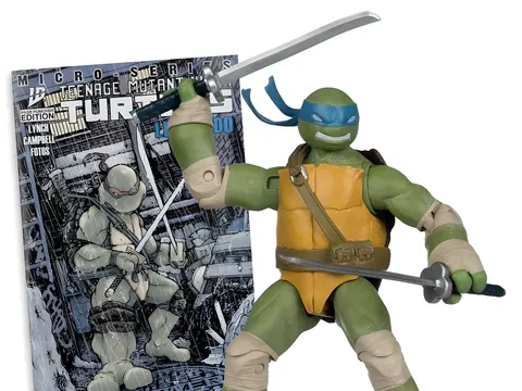 McFarlane Toys TMNT Page Punchers Leonardo 5" Action Figure with Comic