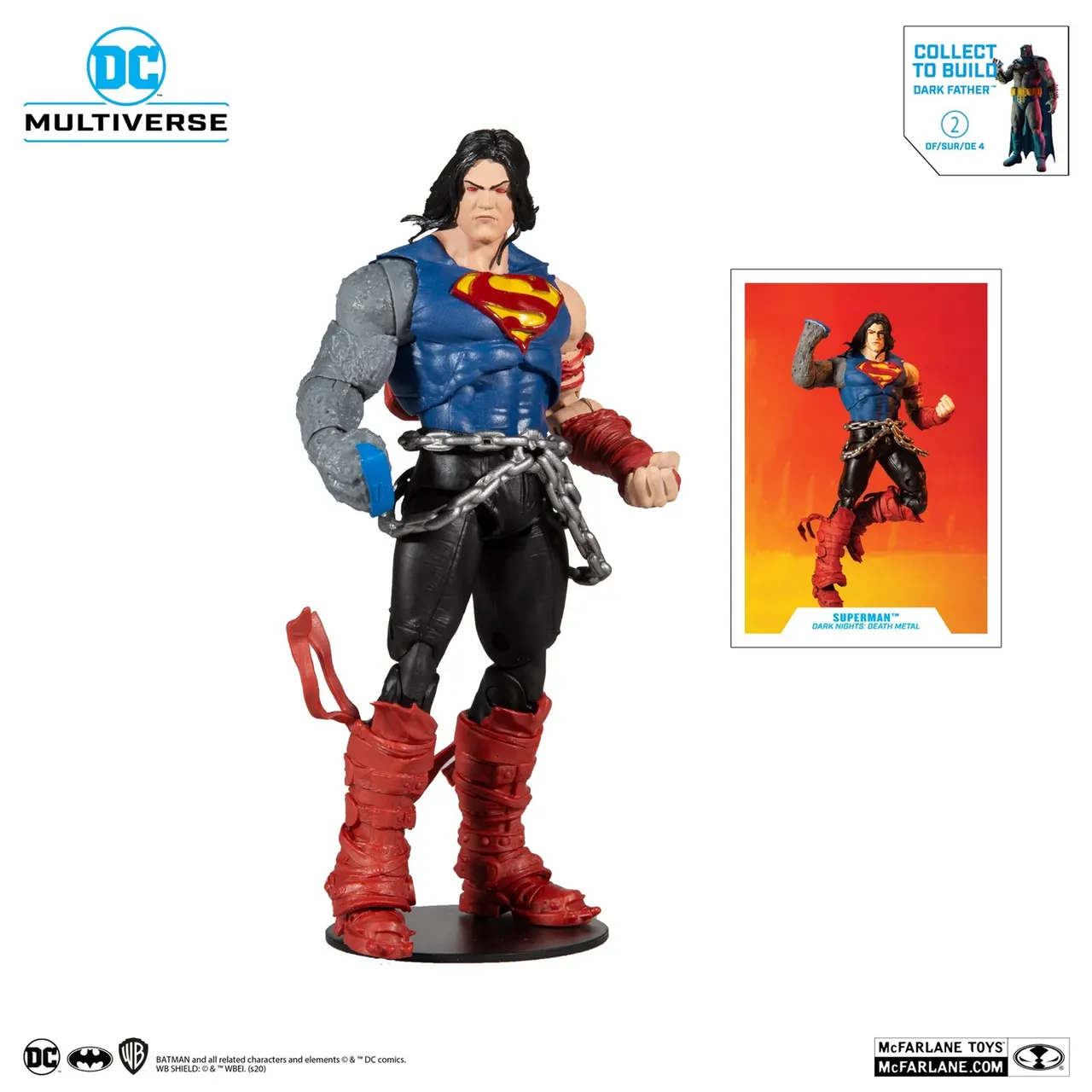 McFarlane Toys DC Multiverse Build-A-Figure Death Metal Superman 7" - Image 3