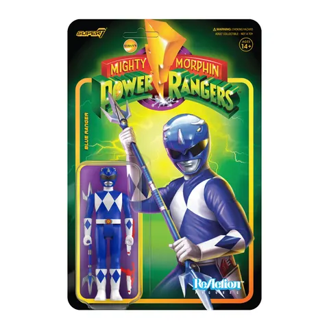 Super7 Billy Cranston Blue Ranger Flash Up Seven Collectible