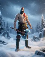 McFarlane Toys God of War Kratos (Ragnarok) 7" Deluxe Action Figure - Thumbnail 8