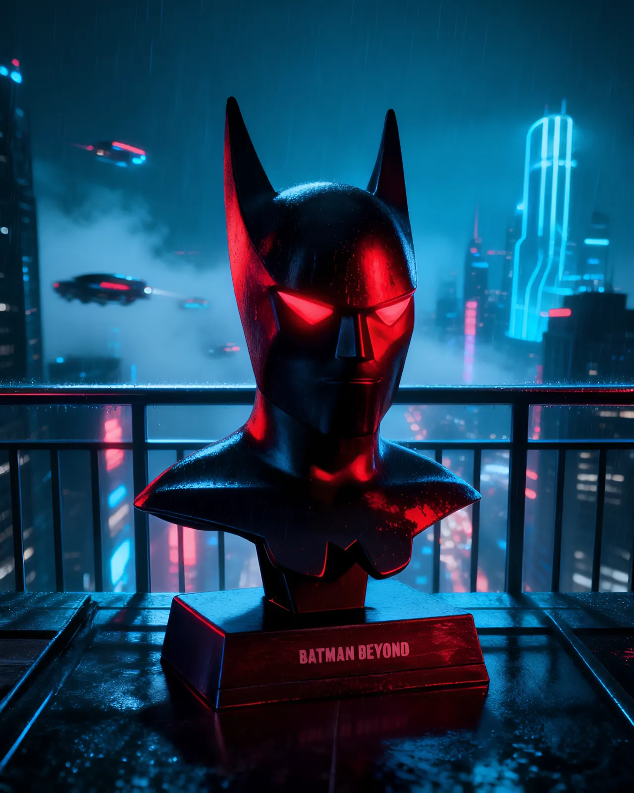 McFarlane Toys DC Direct Batman Beyond 1:3 Cowl Replica - Image 7