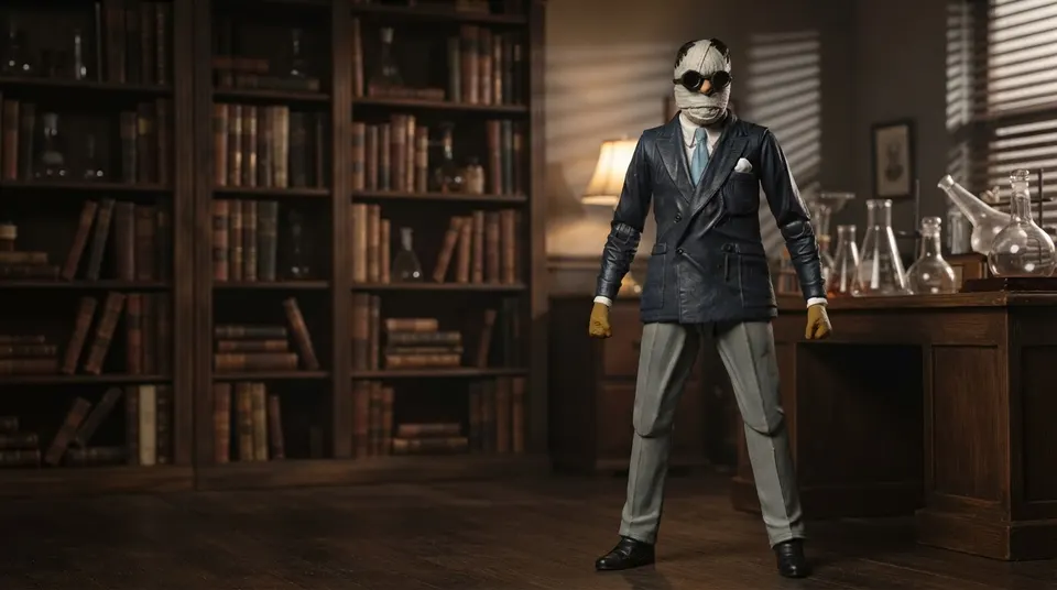 NECA Universal Monsters Ultimate Invisible Man – Kemp House Color